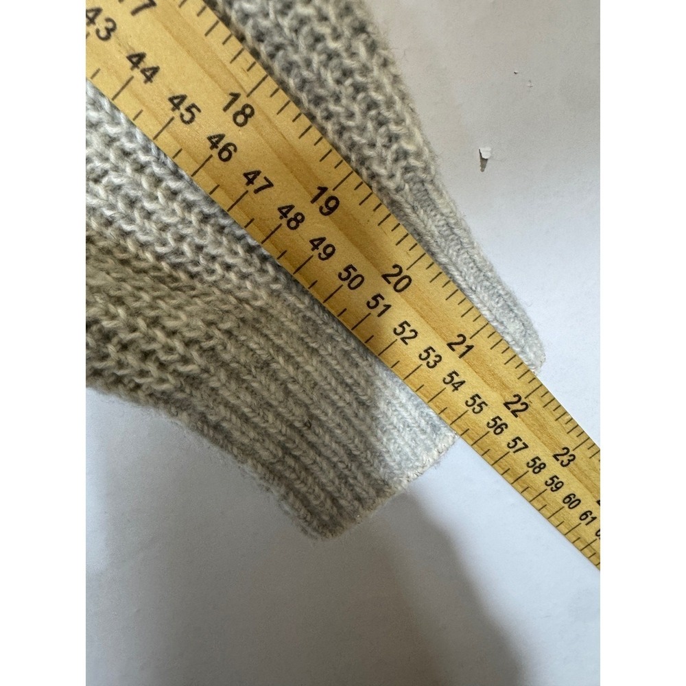 Abercrombie & Fitch Womens Gray V-Neck Knit Sweater Dress Size Small Preppy Fall - Picture 14 of 14